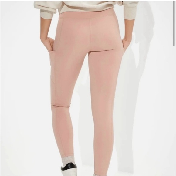 NWT American Eagle Everything Pocket Leggings Rose Pink Women's Medium - Picture 2 of 12